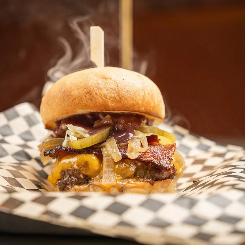 Wasabi Tsunami burger
