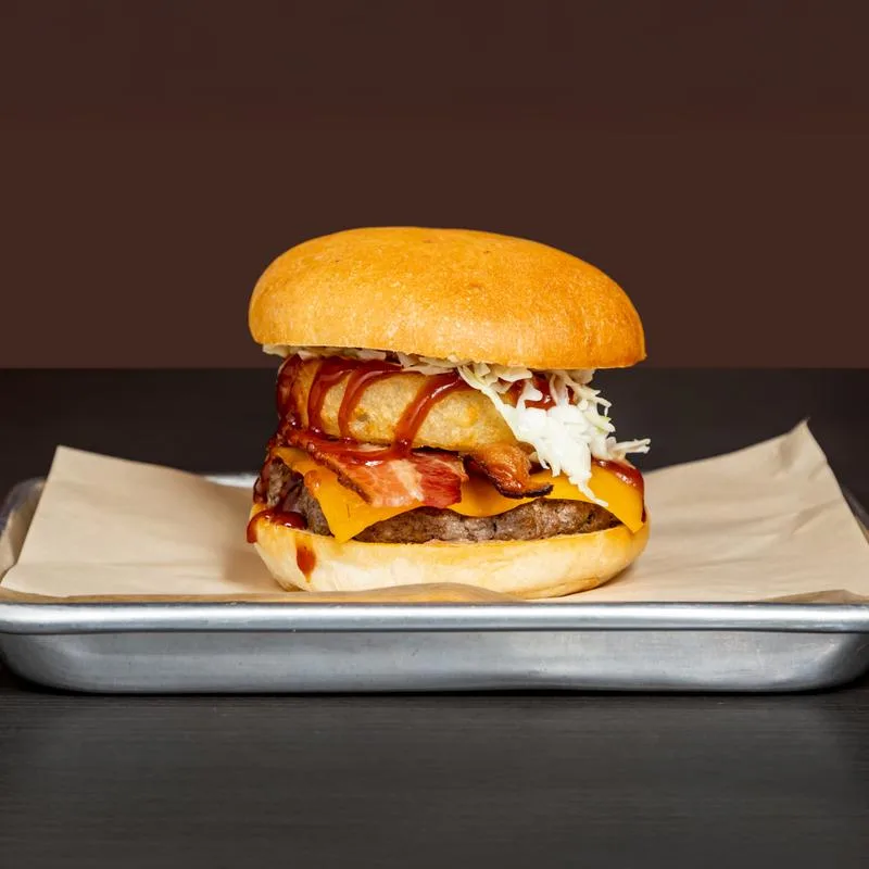 Bourbon BBQ Affair burger